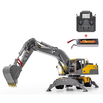 Lesu Aoue ET30H 1/14 Hydraulic Wheeled Excavator - 100% RTR