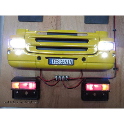 Pistenking Kingbus Headlights Tamiya Scania