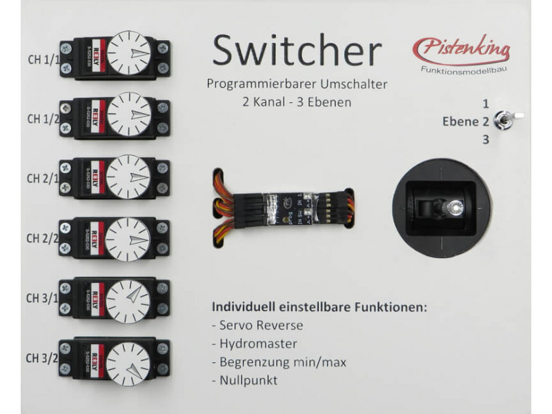 Pistenking Servo Switcher 2/3 - PK-SW
