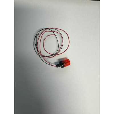 Pistenking Rotating Beacon Red Straight Tube 1/16