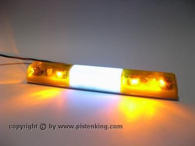 Pistenking Lightbar 2x Yellow Short