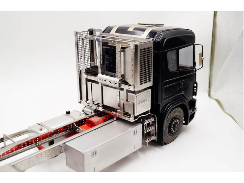 WTE Zware Transporttoren/Rek RVS voor 1/14 RC-trucks - V2