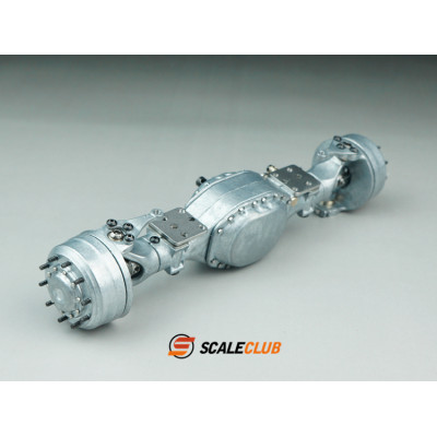 Scaleclub Metal Driven Steering Front Axle (1/14)
