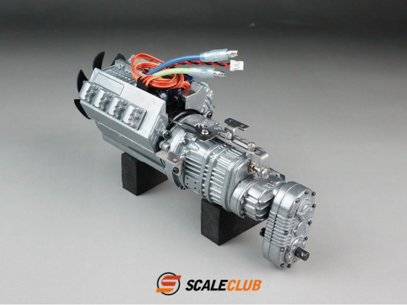 Scaleclub Metalen 3 Speed Versnellingsbak 27T (1/14)