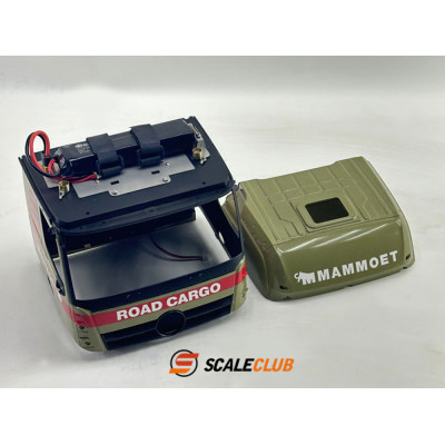 Scaleclub Magnetic Roof with Battery Mount for Tamiya Mercedes Actros