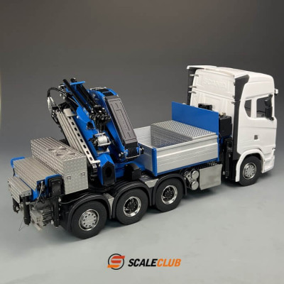 Scaleclub Scania S770 8x8 Chassis with Fassi F1650 Crane