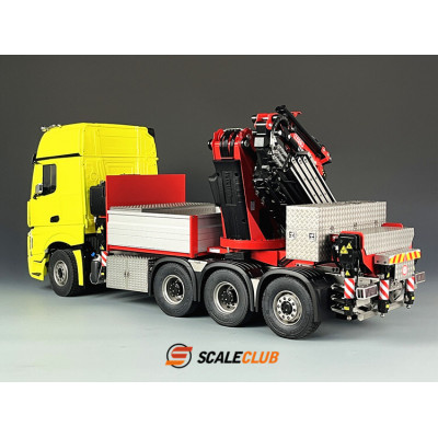 Scaleclub Mercedes Actros 8x8 Chassis with Fassi F1650 Crane