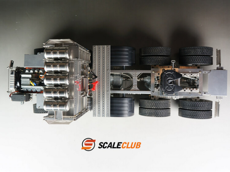 Scaleclub Scania R620 8x4 / 8x8 SLT Chassis 1/14