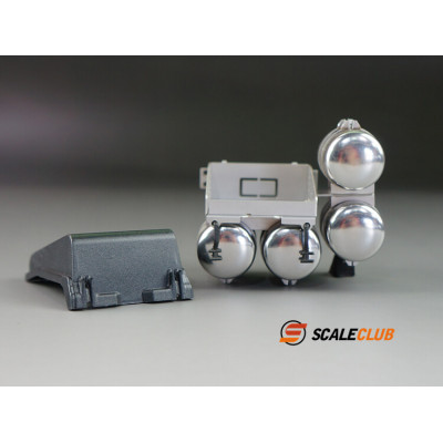 Scaleclub Batterybox with Airtanks for Scania 1/14