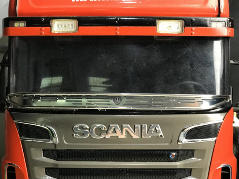 Scaleclub RVS Voorruit Bescherming D Scania (1/14)