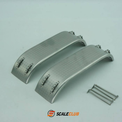 Scaleclub Stainless Mud Guard Double Axle 1/14