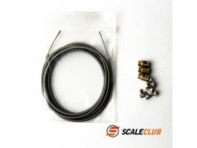Scaleclub Bowden Kabel 50cm voor Diff Lock 1/14