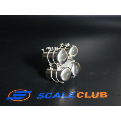 Scaleclub Stainless Quad Air Tank (1/14)