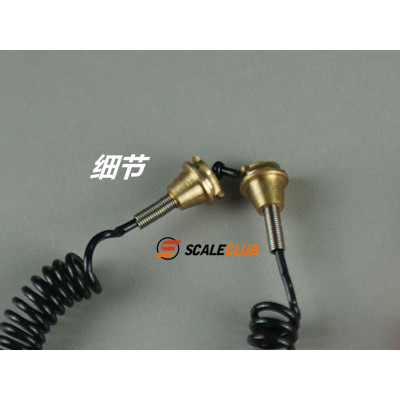 Scaleclub Airhoses Red and Black (1/14)