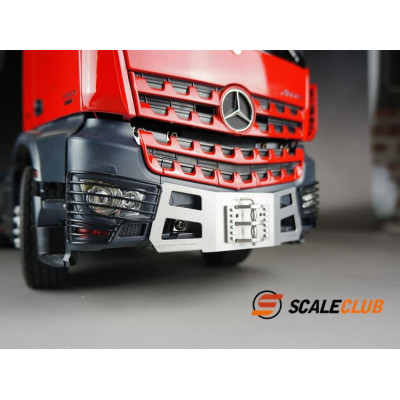 Scaleclub Stainless Heavy Haulage Coupler Mercedes Arocs (1/14)
