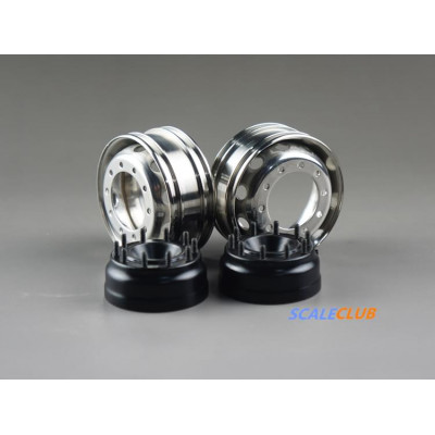 Scaleclub Stainless Front Rims Classic narrow (1/14)