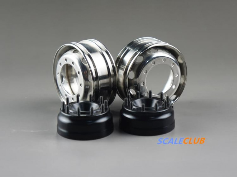 Scaleclub Stainless Front Rims Classic narrow (1/14)