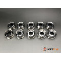 Scaleclub Stainless Front Rims Wide 6 Oval Holes (1/14)
