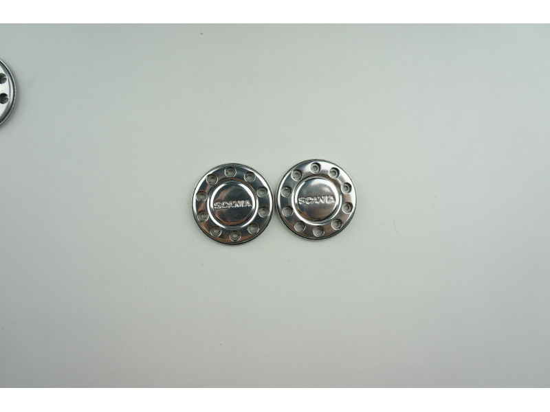 Scaleclub Stainless Wheel Cap Scania (1/14)