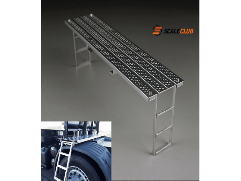 Scaleclub Stainless Deck Plate with Ladders (1/14)