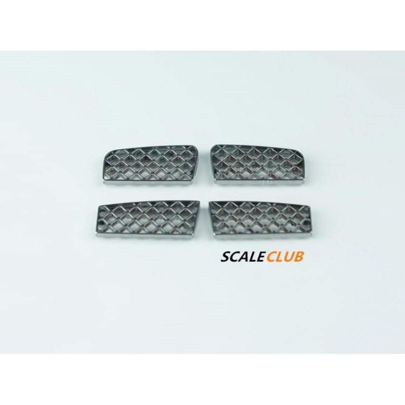 Scaleclub Stainless Cabine Steps Scania (1/14)