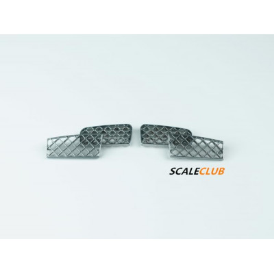 Scaleclub Stainless Cabine Steps Scania (1/14)