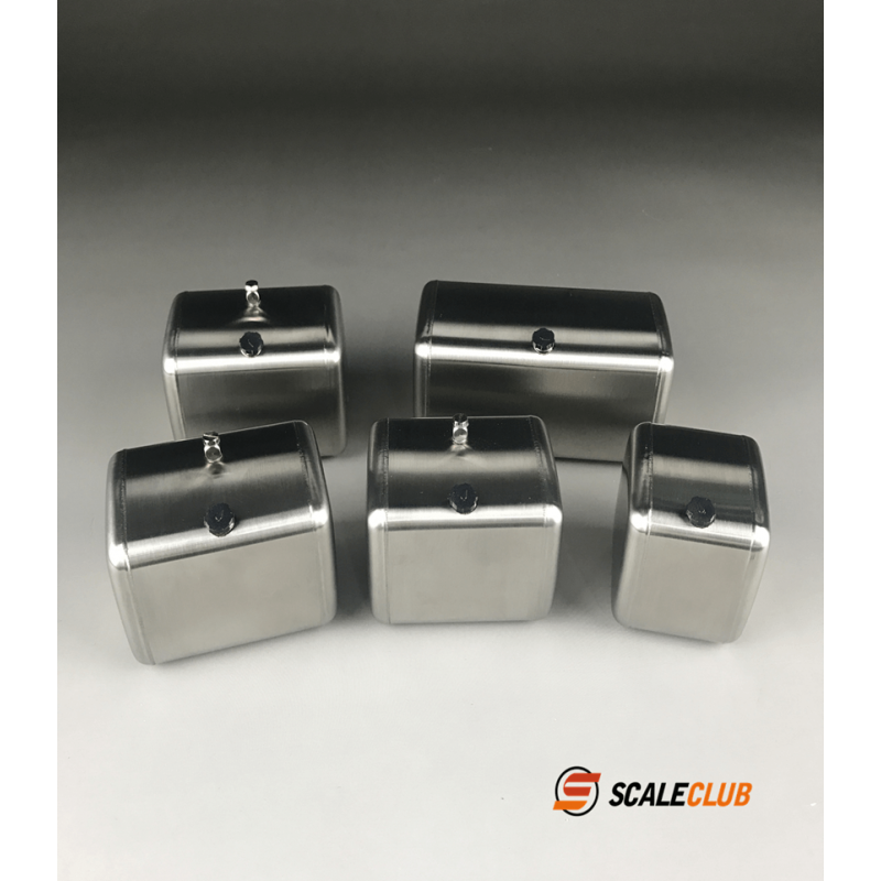 Scaleclub Stainless Tank Custom (1/14) Scaleclub Stainless Tank Custom (1/14)