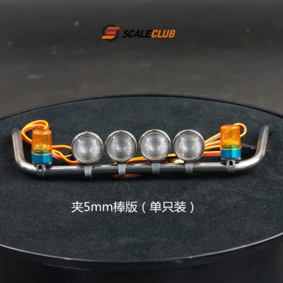 Scaleclub Rotating Beacon Orange with Bracket for 5mm Bar 1/14