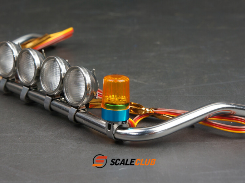 Scaleclub Zwaailicht Oranje 10mm voor 5mm Dakbeugel 1/14