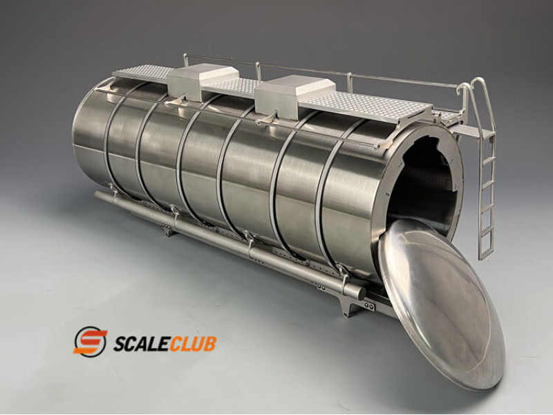 Scaleclub RVS Tankopbouw voor F1650 8x8 Chassis 1/14