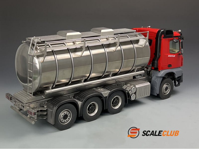 Scaleclub RVS Tankopbouw voor F1650 8x8 Chassis 1/14