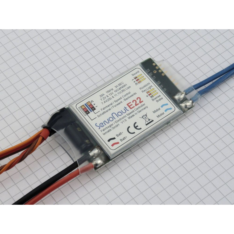 Servonaut E22 Speed Controller with Cruise Cotnrol