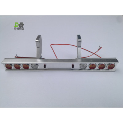 WTE Alu Trailer Bumper with 3 Chamber Lights 1/14