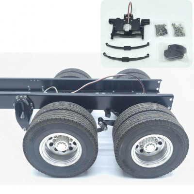 WTE Electric Lift Axle for Tamiya 1/14 RC Truck 6x2 Setup