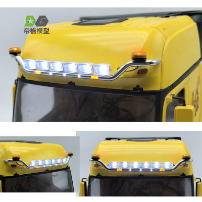 WTE Alu Roof Bar with 6 Spotlights for Mercedes Actros 1/14