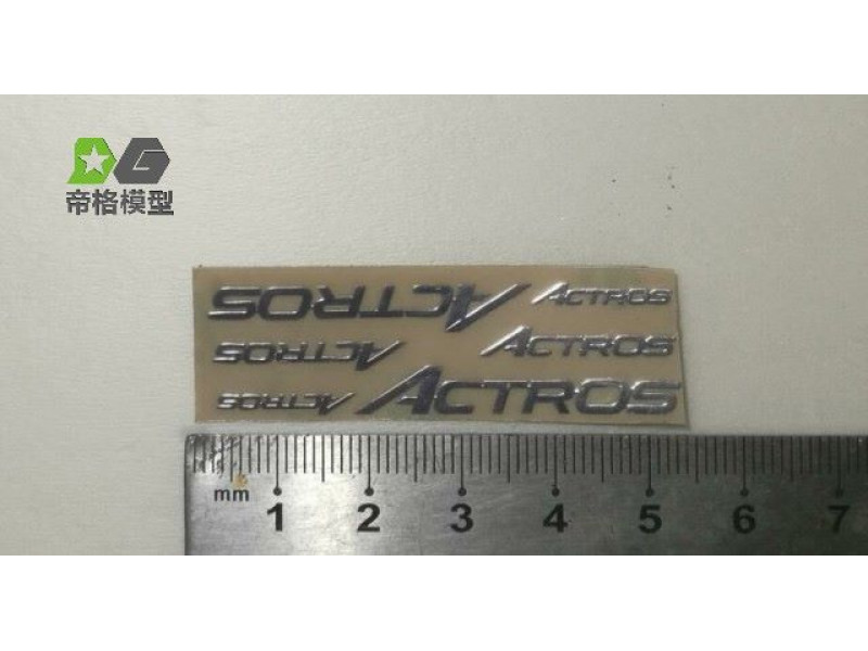 WTE Metalen Sticker Mercedes Actros Logo Set 1/14