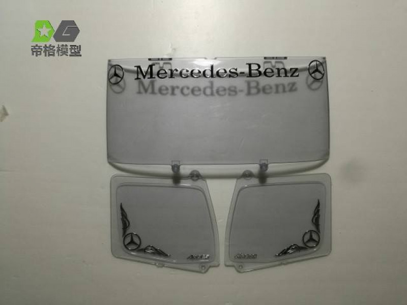 WTE Metalen Sticker Mercedes Actros Ramen 1/14