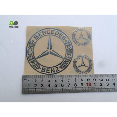 WTE Metal Decals Mercedes Logo Large 1/14