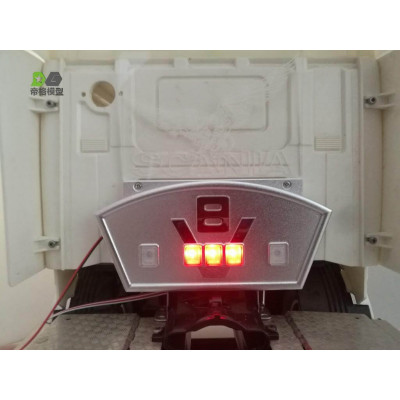 WTE Alu Hoserack with V8 Logo and LED's 1/14