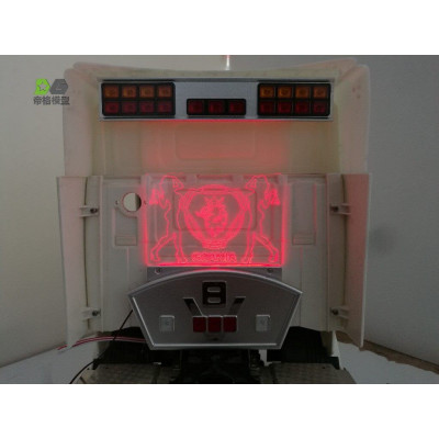 WTE Scania Logo with LED Lights Red Large 1/14