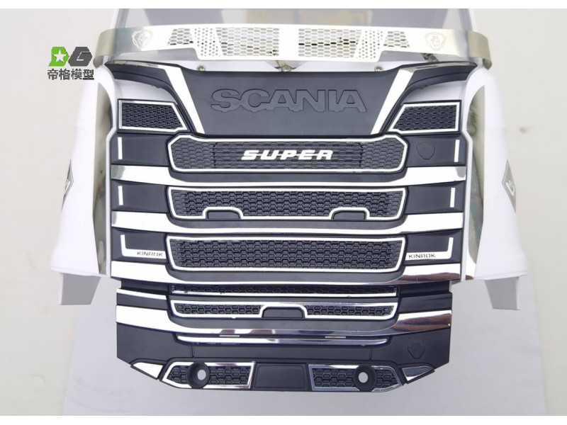 WTE Metalen Grill Decals voor Tamiya Scania 770S 1/14