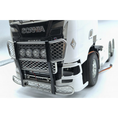 WTE Metalen Bullbar voor Tamiya Scania 770S met 4 Verstralers 1/14