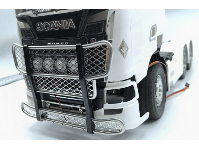 WTE Metalen Bullbar voor Tamiya Scania 770S met 4 Verstralers 1/14