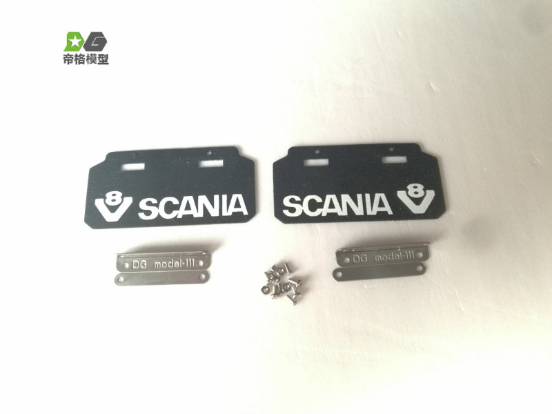 WTE Voorbumper Spatlap Scania V8 (1/14)
