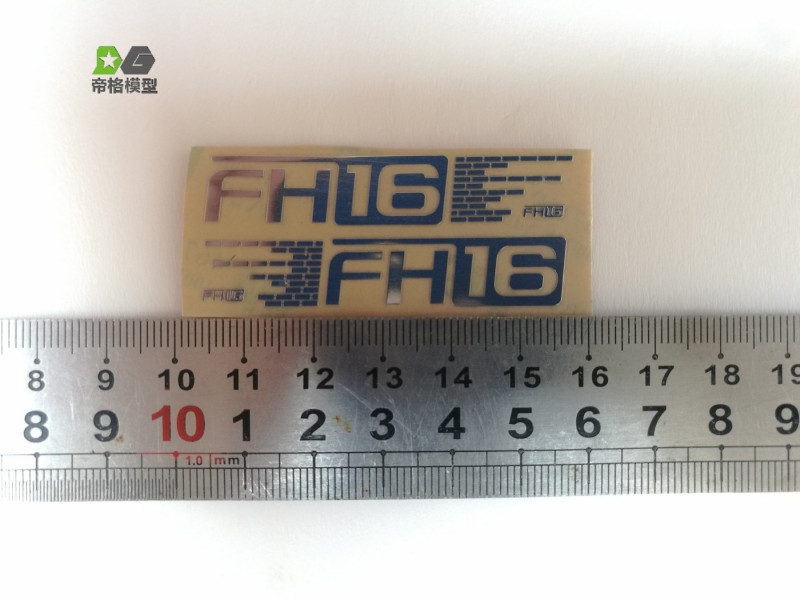 WTE Metalen Stickers Volvo FH16 Logo 1/14