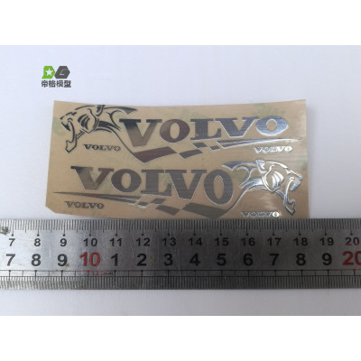 WTE Metalen Stickers Volvo Racing 1/14