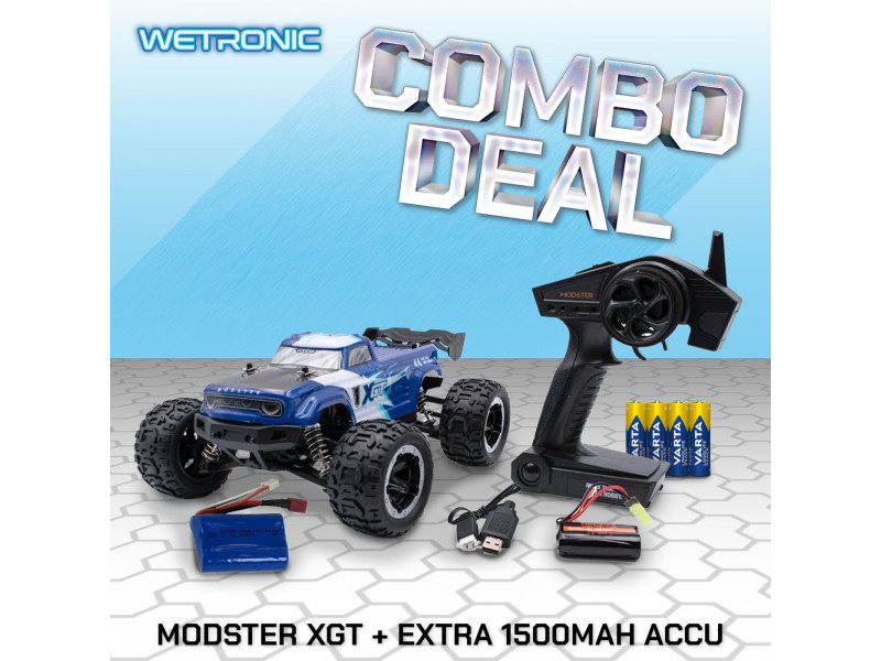 Modster XGT Blauw Combo Deal - Gratis Verzending!