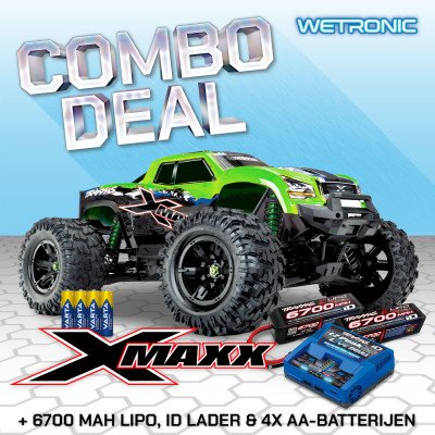 Traxxas X-MAXX 8S Monster Truck + Power Pack 100% RTR - Green