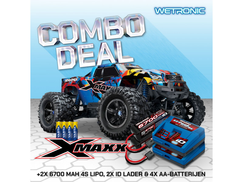 Traxxas X-MAXX 8S Monstertruck + Power Pack 100% RTR - Rock&Roll