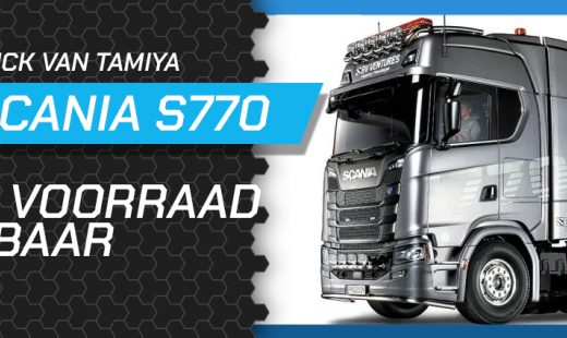 Nieuwste Tamiya Scania uit voorraad leverbaar!